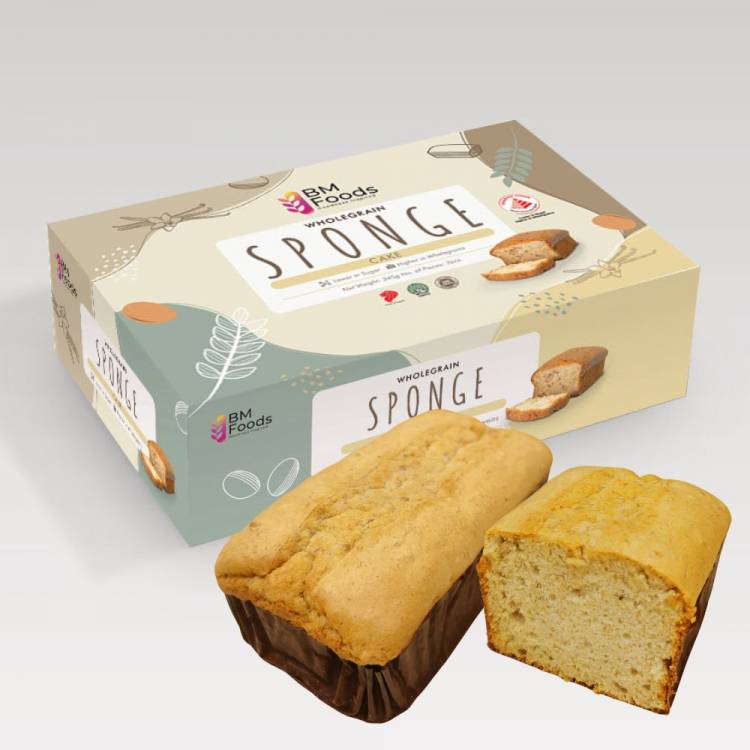 Healthy Choice Wholegrain Sponge Cake(Frozen) 3pcs/box- MOQ: 3 box ($9.80/box)