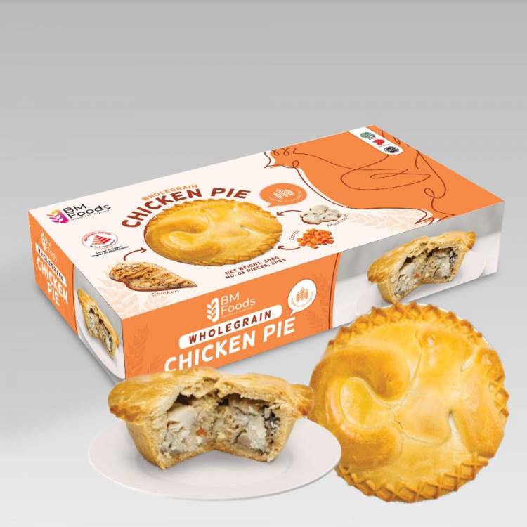 Healthy Choice Wholegrain Chicken Pie （Frozen）2pcs/box- MOQ: 16 box ($6.60/box)