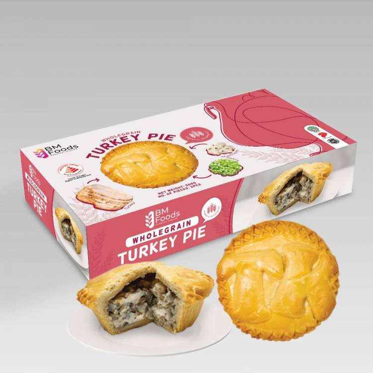 Healthy Choice Wholegrain Turkey Pie （Frozen) 2pcs/box- MOQ: 16 box ($7.80/box)